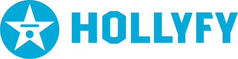 HOLLYFY logo - blue