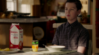 Young Sheldon Borden Diary Milk product placement