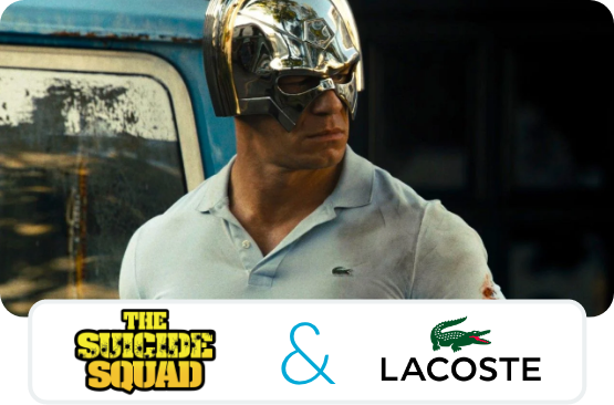 The Suicide Squad Lacoste product placement