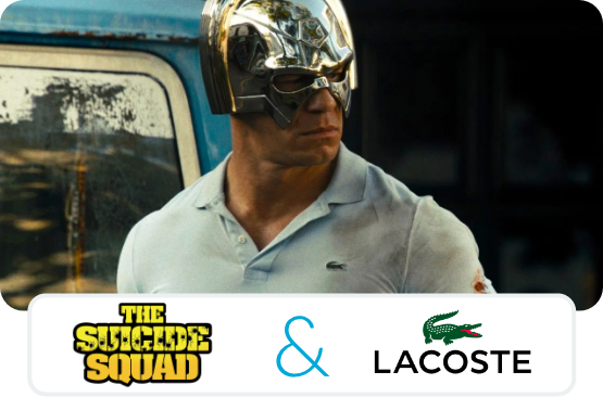 The Suicide Squad Lacoste product placement The Suicide Squad Lacoste product placement