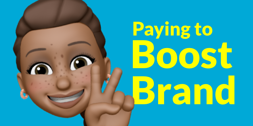 paying to boost brand