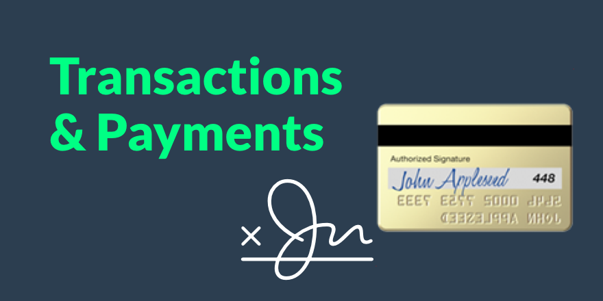transactions payments