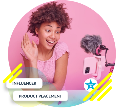 Influencer product placement