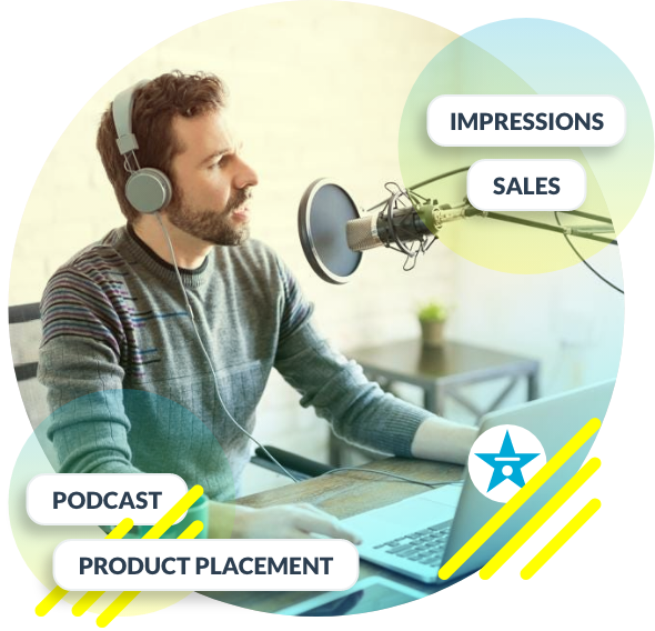 podcast product placement yields brand impressions