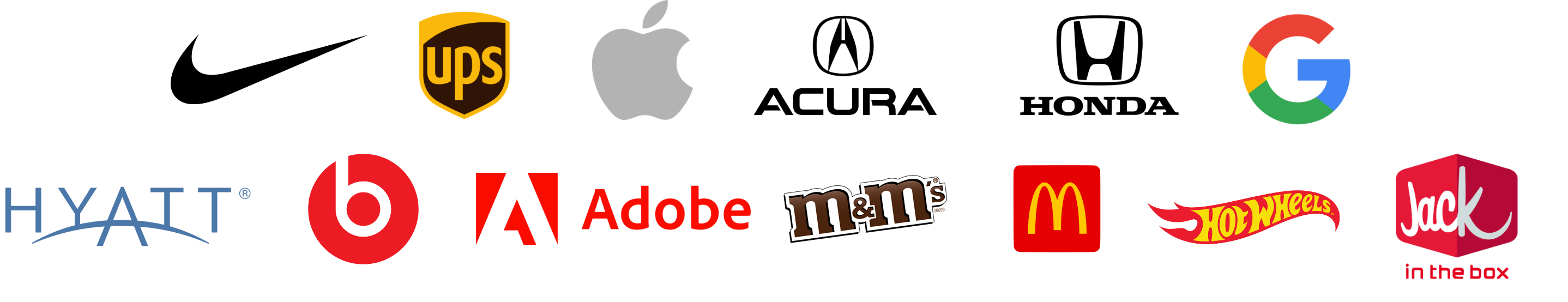 Brand logos