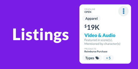 Add Listings (creator)