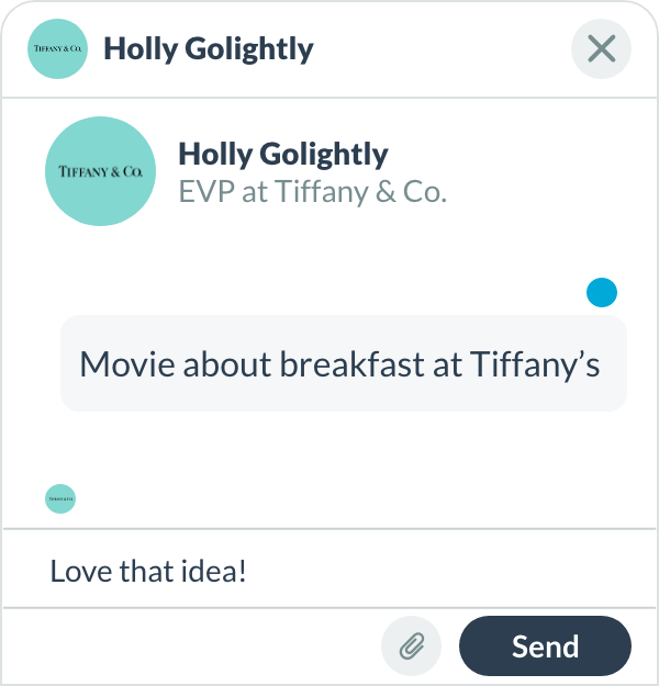 Messaging widget